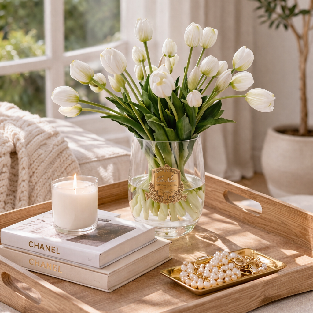 Heritage Tulips - White