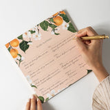 Meal Planner Notepad - Peaches