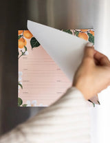 Meal Planner Notepad - Peaches