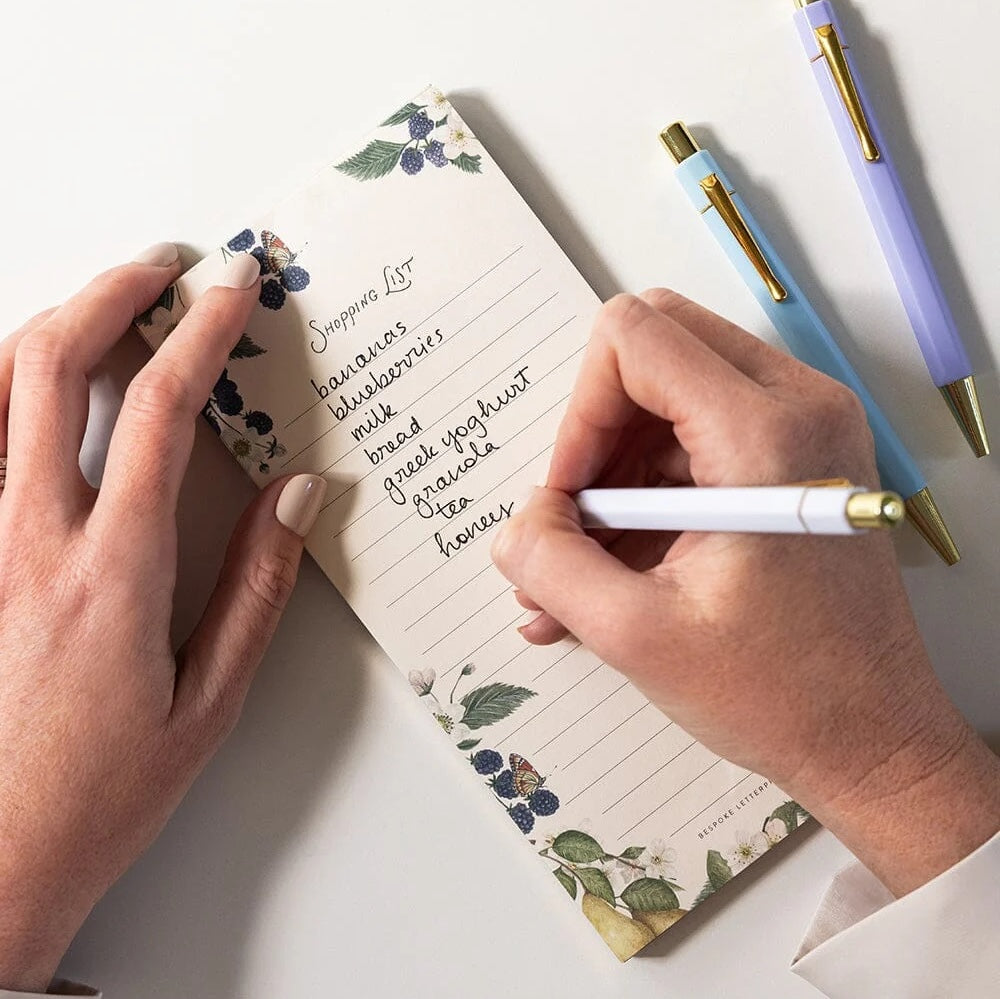Shopping List Notepad - Pears