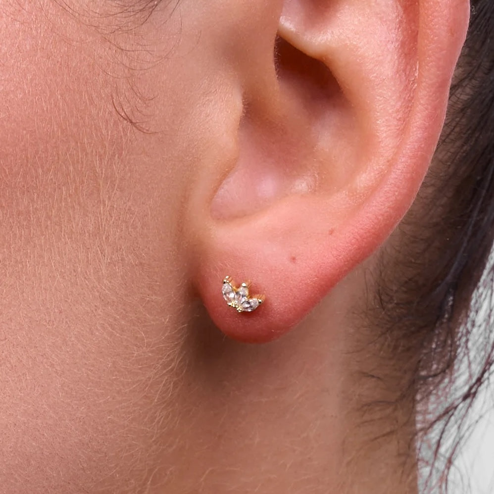 Petite Bud Earring - Gold