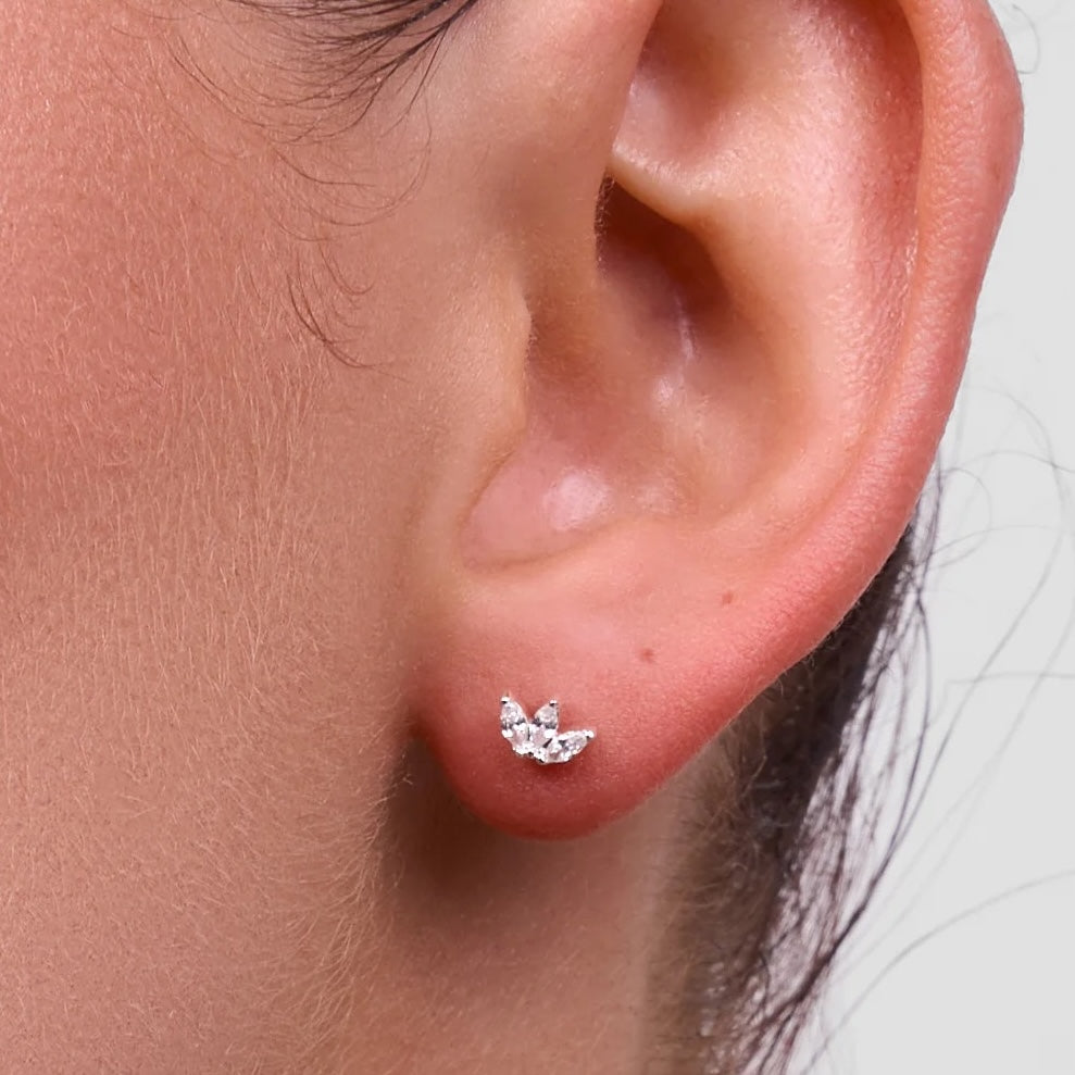 Petite Bud Earring - Silver