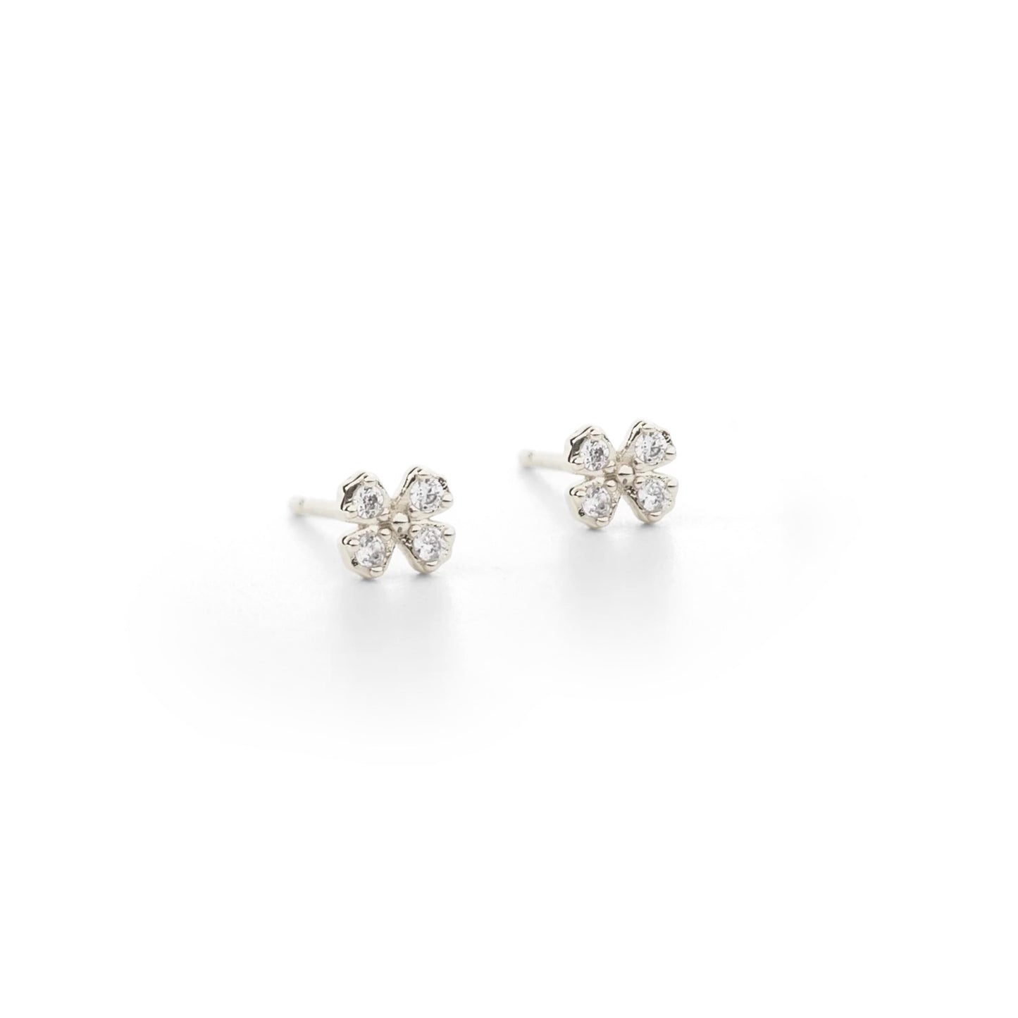 Mustard Flower Post Earrings -