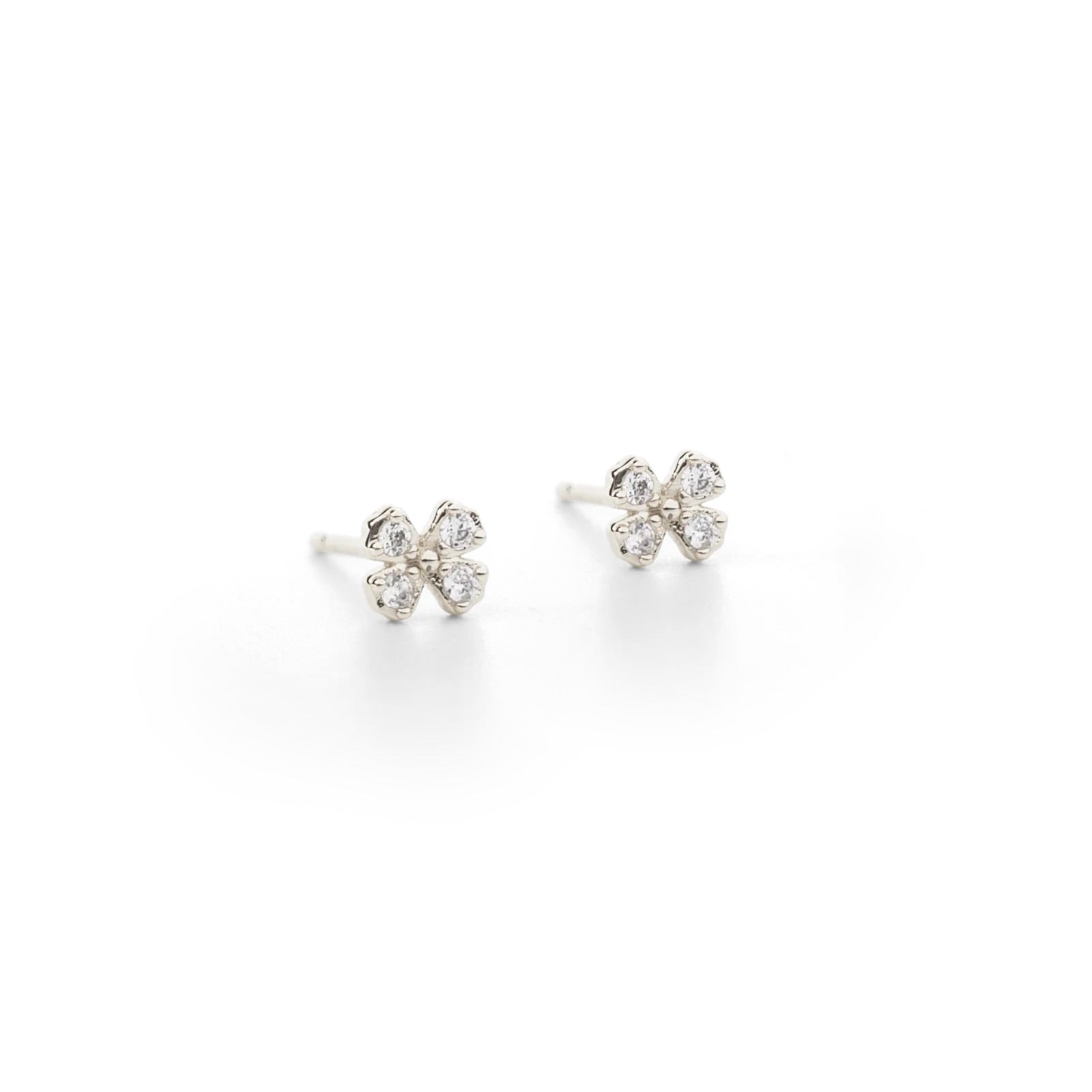 Mustard Flower Post Earrings -