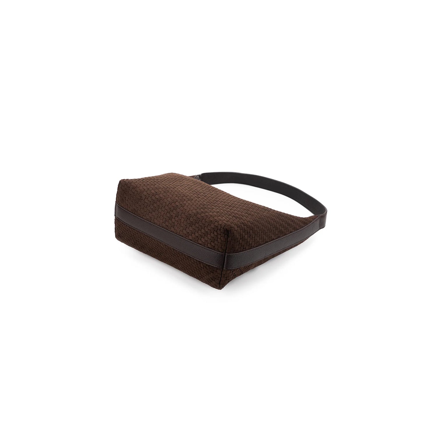 Bessette 2pc Woven Suedette Shoulder Bag - Coco