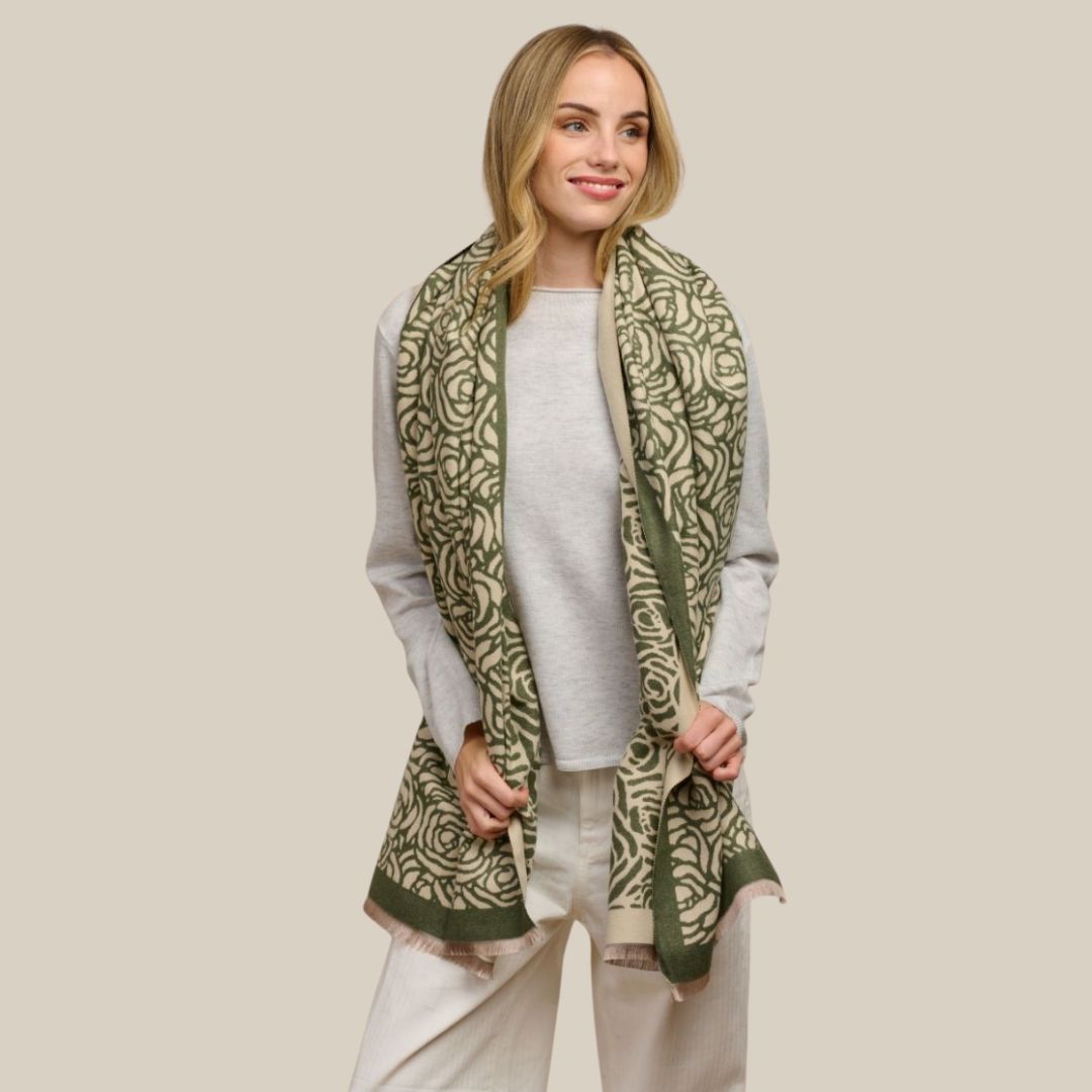 Wild Rose Scarf -
