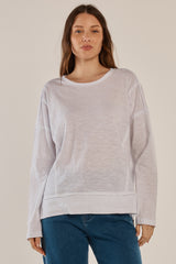 Beatris Tee - White