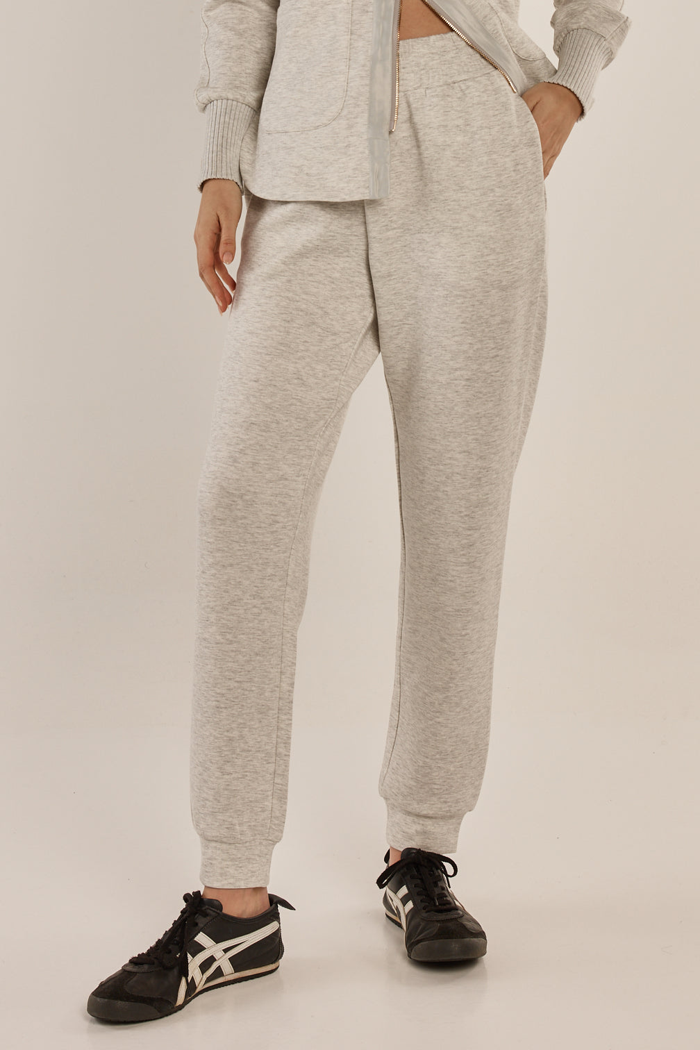 Sabina Trackpant - Grey Marle