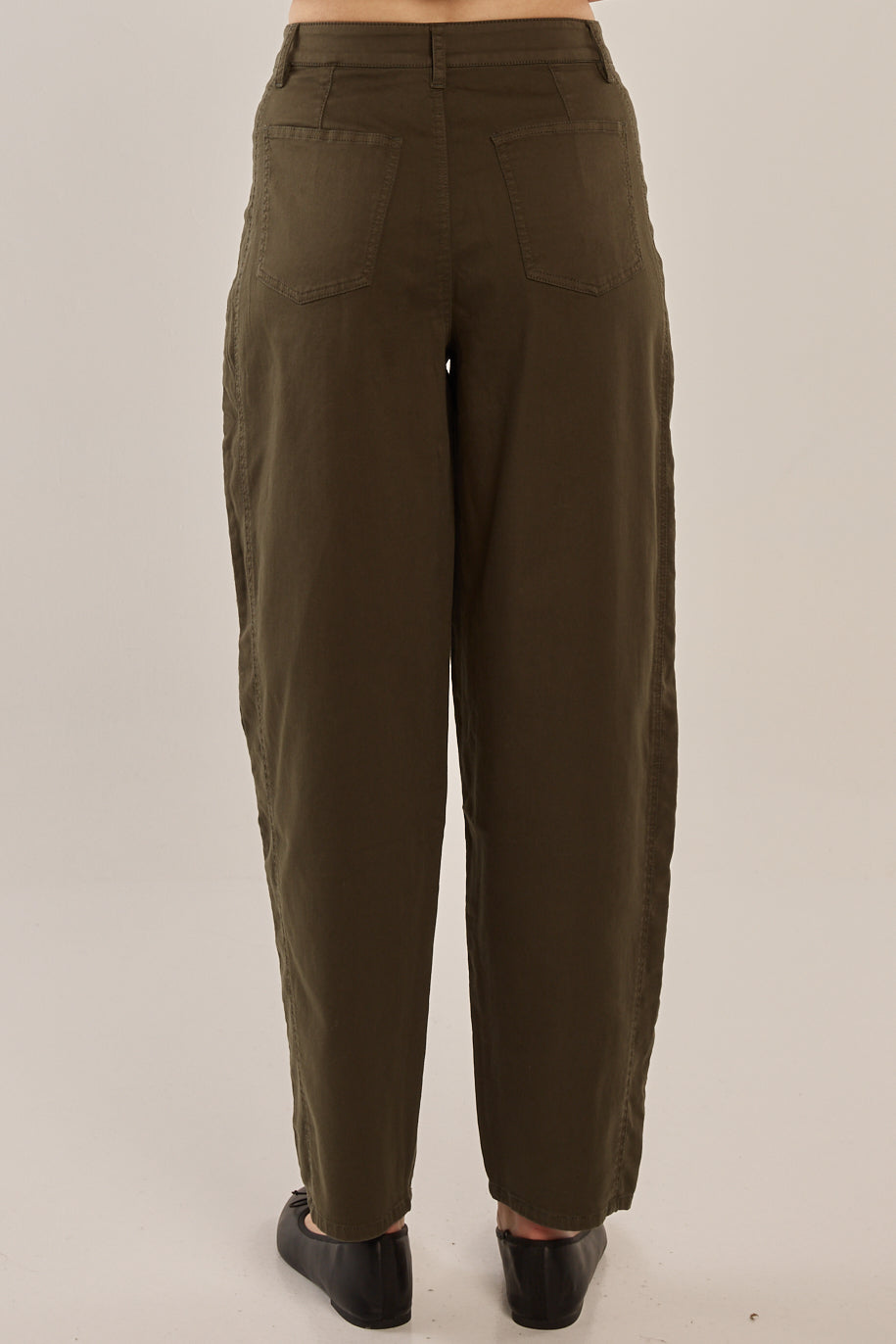 Barrel Leg Chino - Khaki