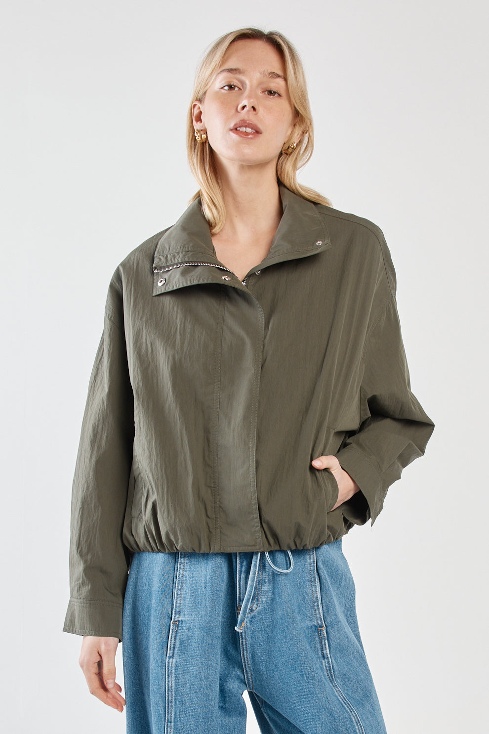 Murphy Bomber Jacket - Olive