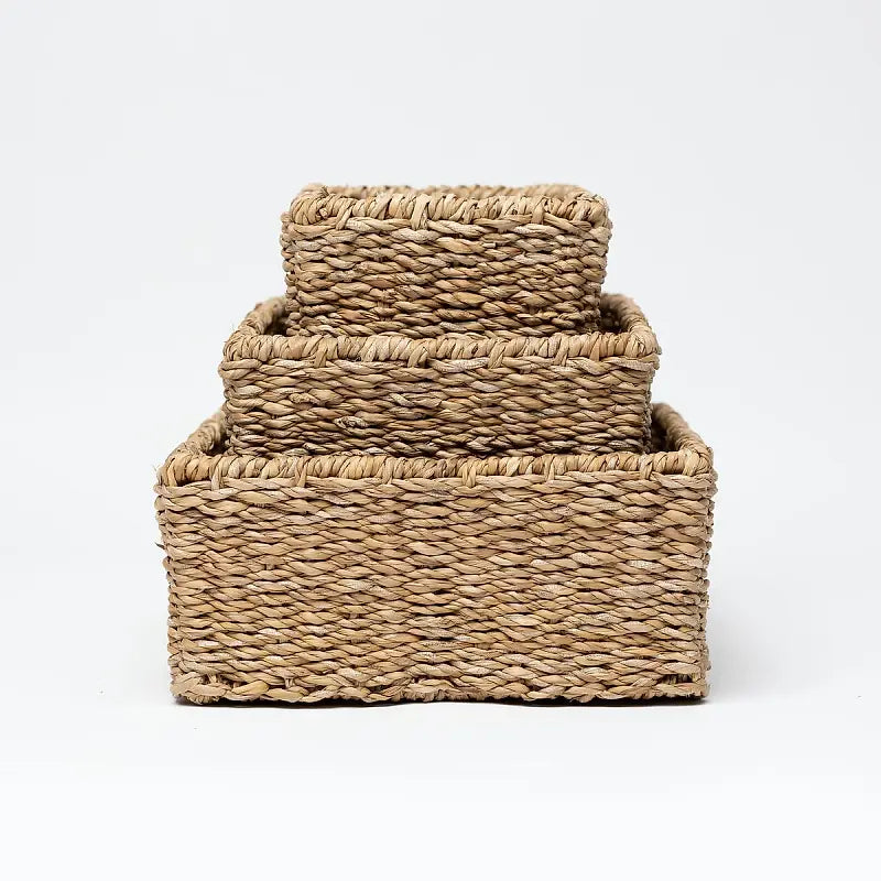 Newbury Rectangular Shallow Seagrass Basket -