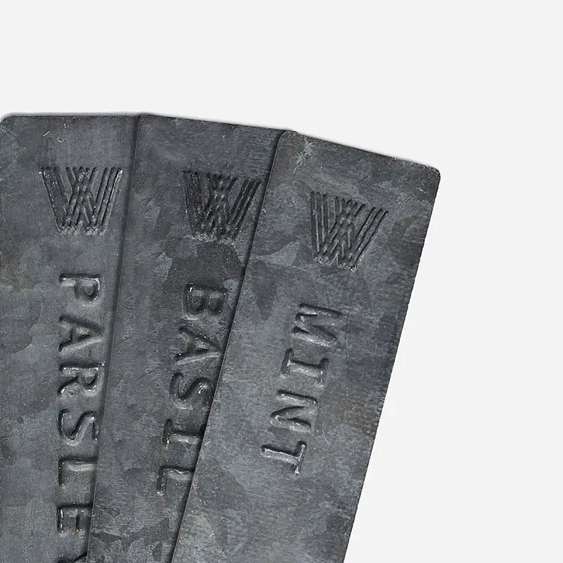 Herb Stakes Pressed Tin S/5