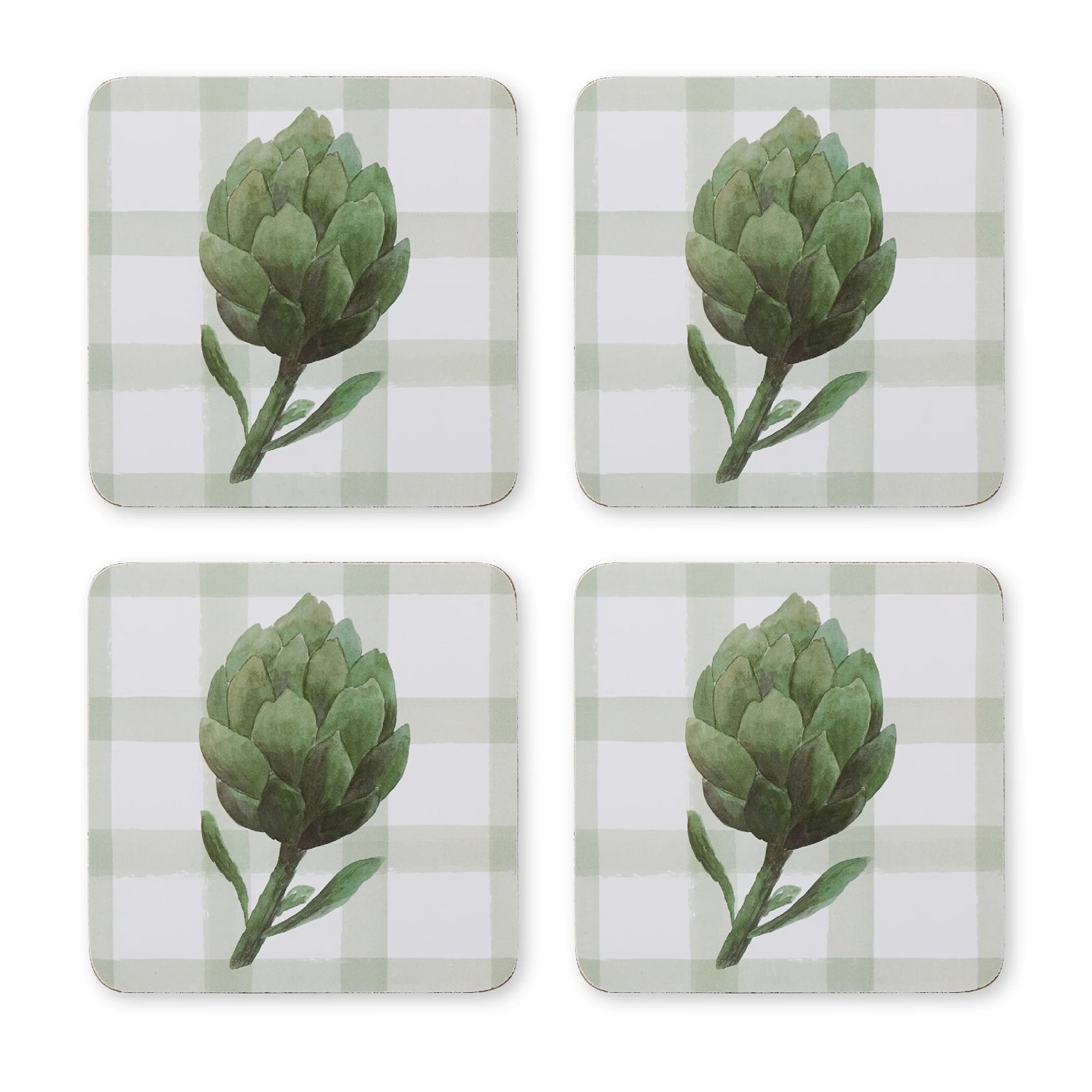 Artichoke Coaster S/4