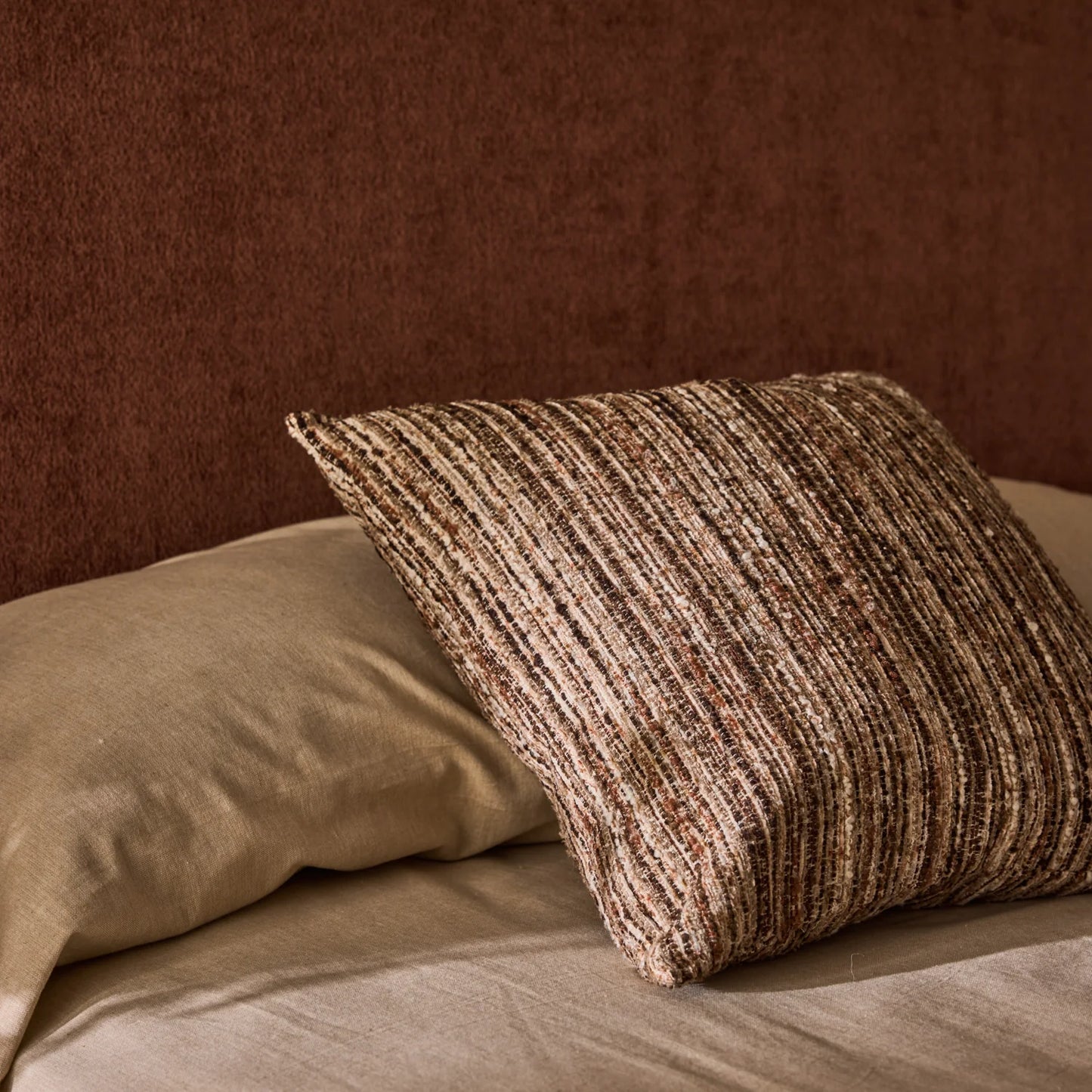 Melange Cushion 50cm - Nutmeg
