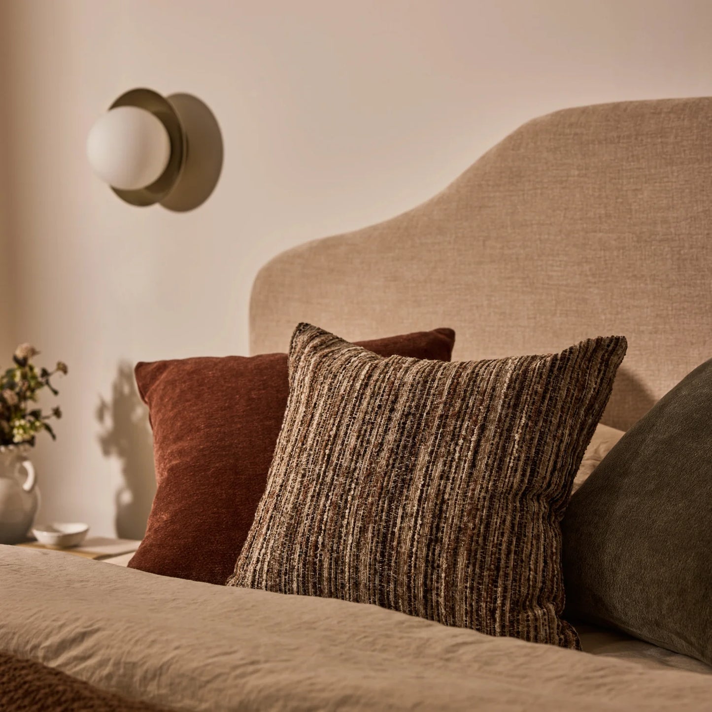 Melange Cushion 50cm - Nutmeg