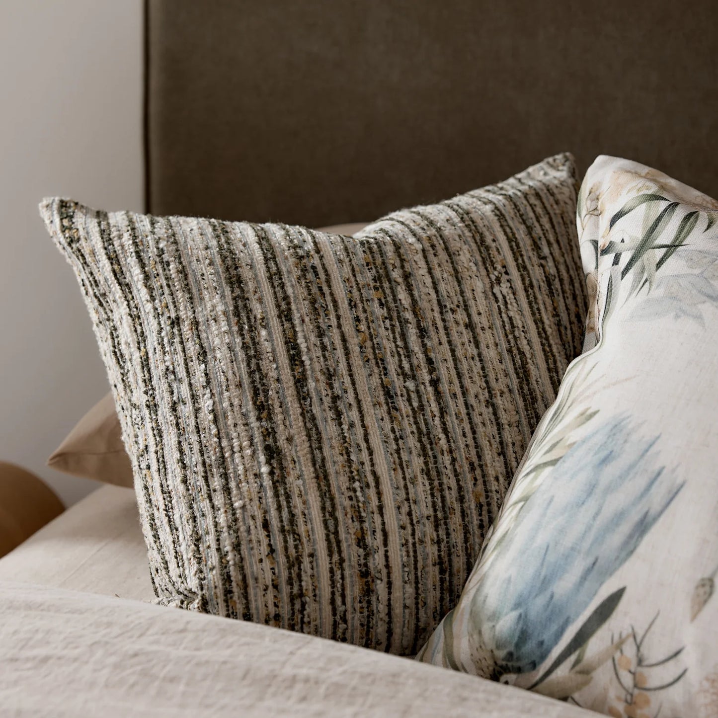 Melange Cushion 50cm - Blue/Green