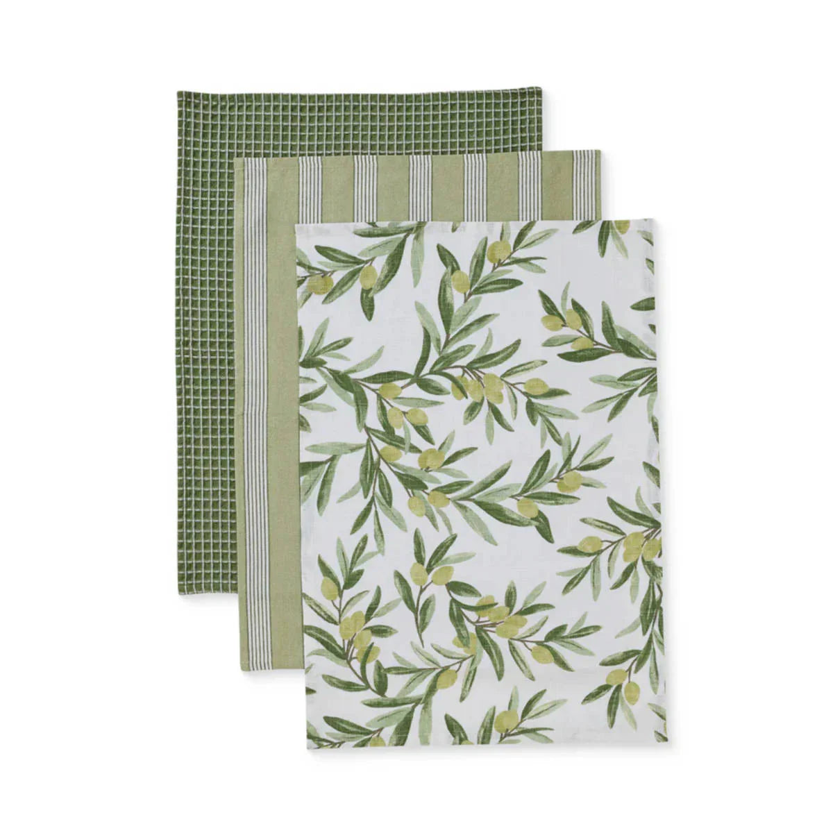 Sicilian Olive Teatowel 3pk