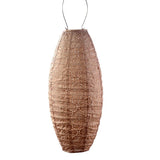 Solar Lantern Long Oval - Pink