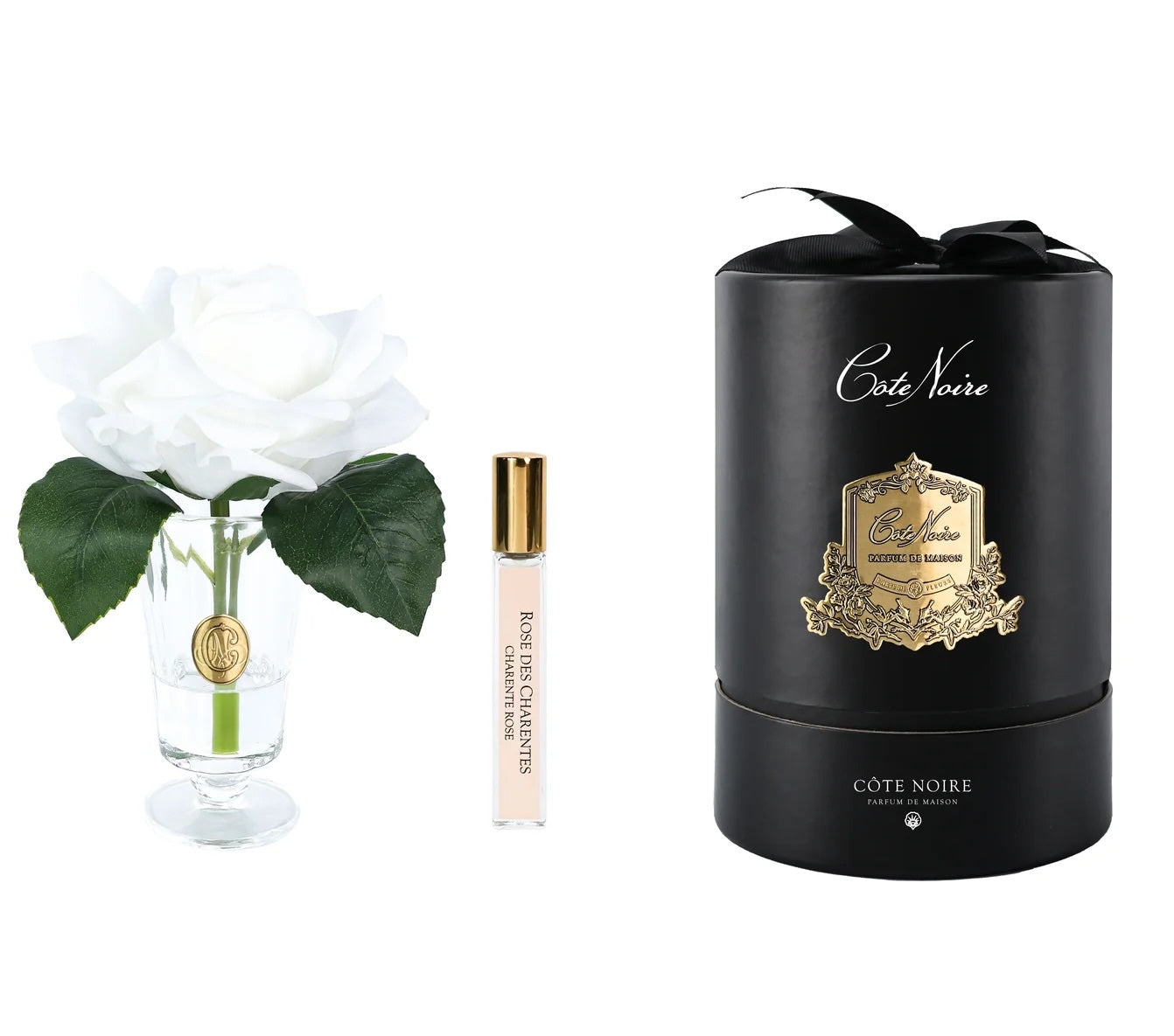 Charente Rose - Ivory White