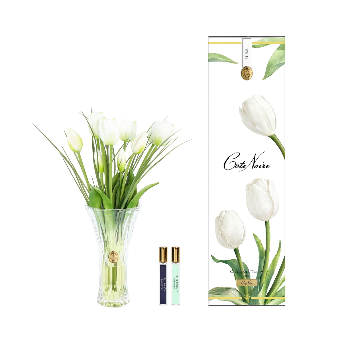Charente Tulips - White