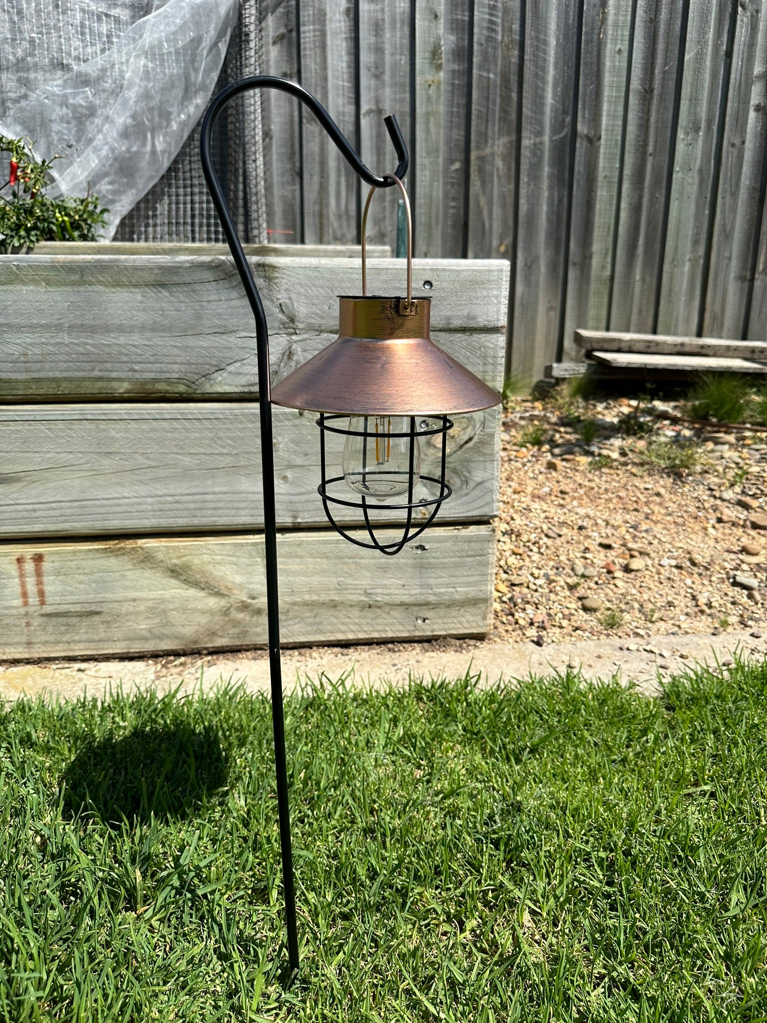 Rustic Lantern Solar Light
