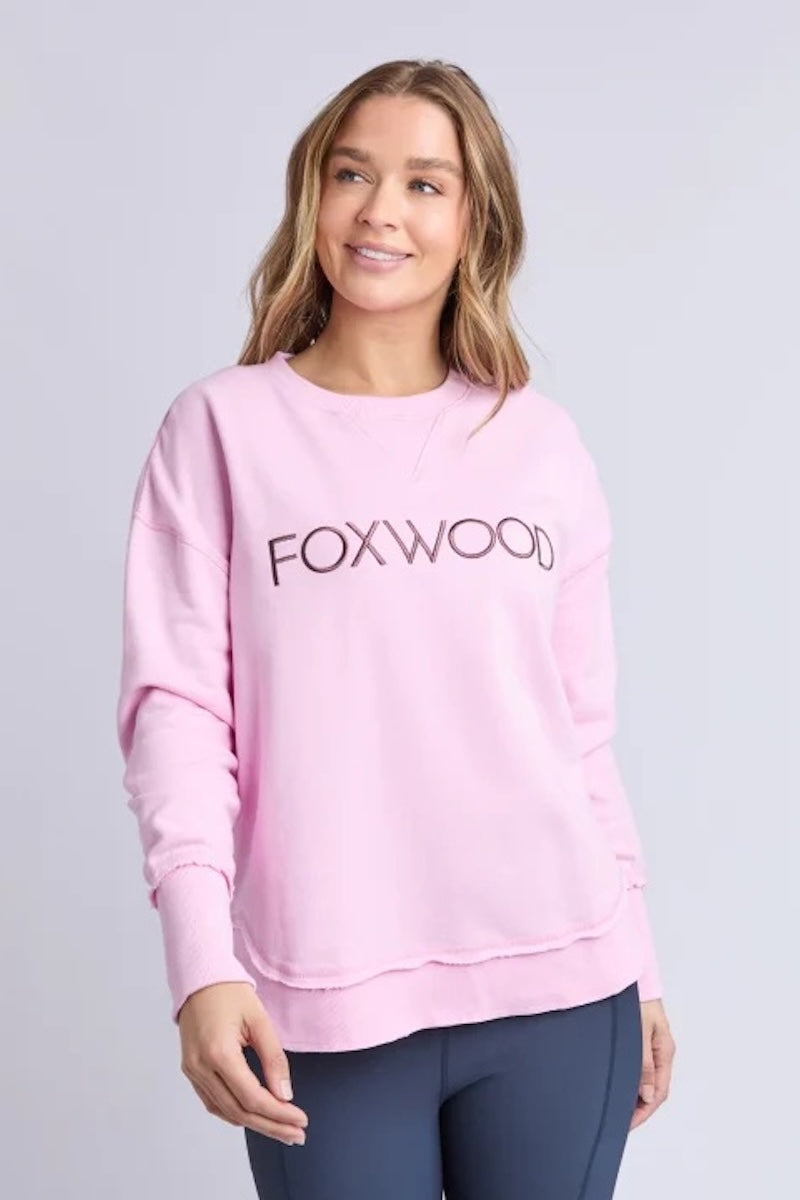 Simplified Metallic Crew - Bright Pink