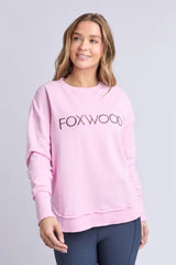 Simplified Metallic Crew - Bright Pink