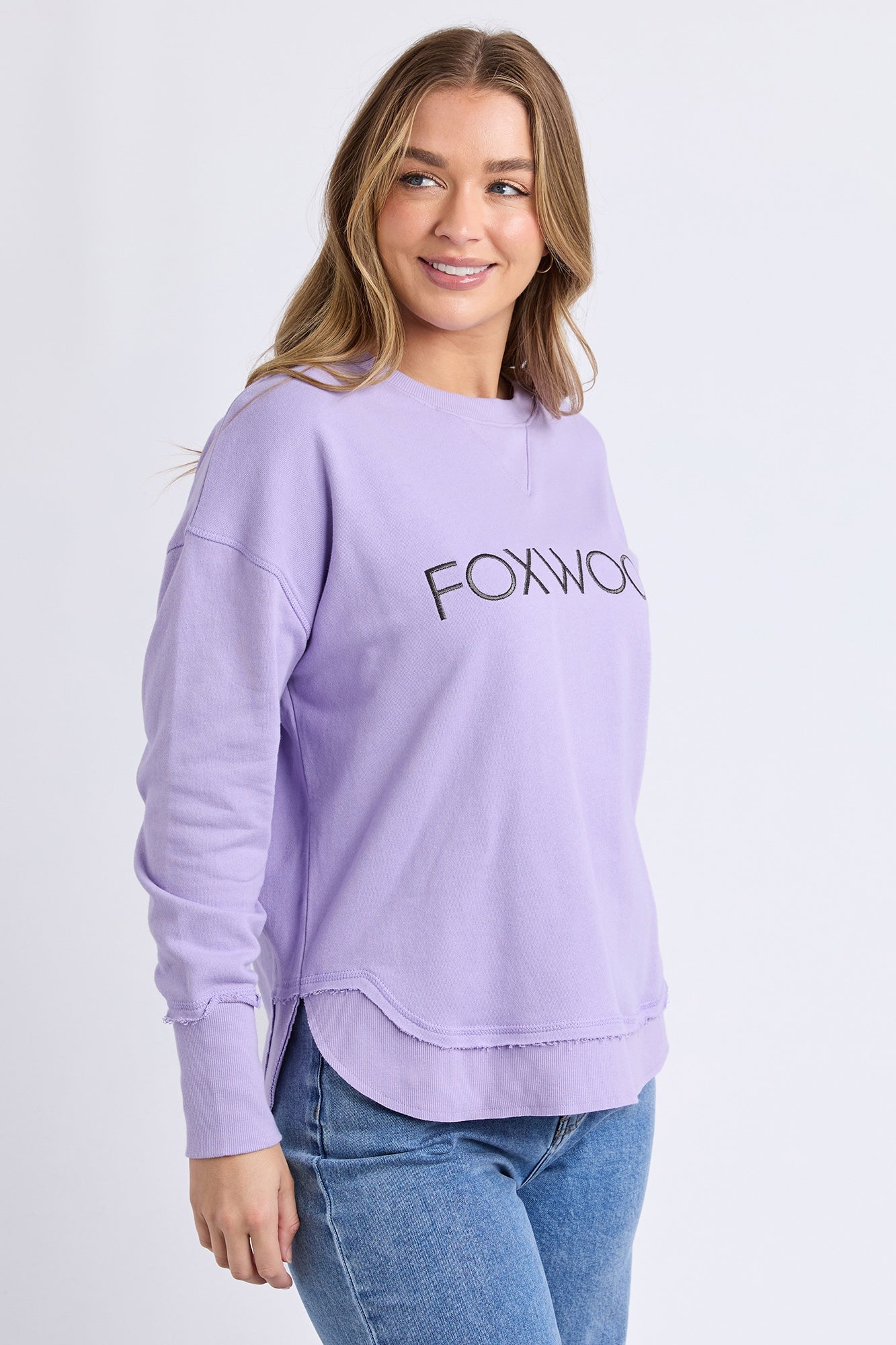 Simplified Metallic Crew - Lavender