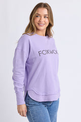 Simplified Metallic Crew - Lavender