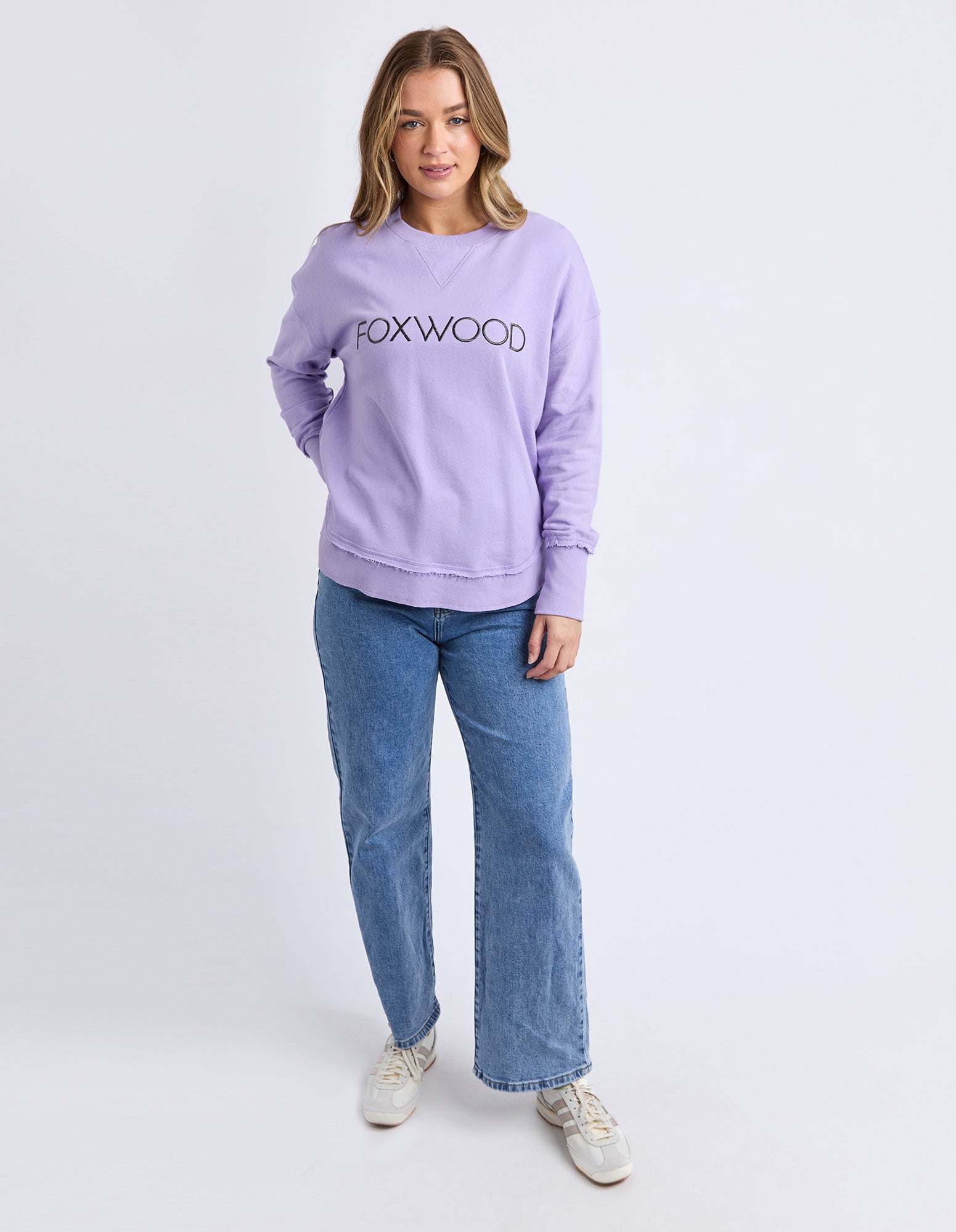 Simplified Metallic Crew - Lavender