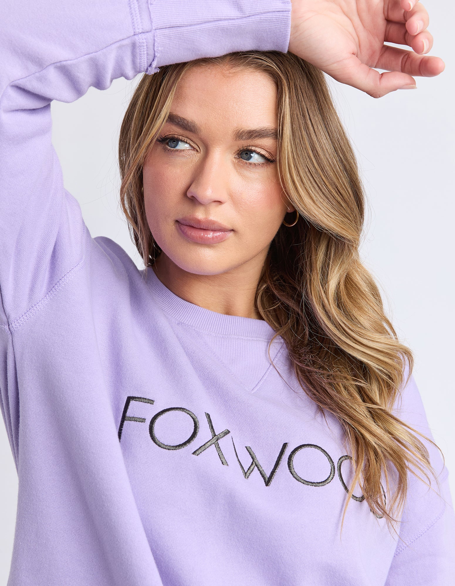 Simplified Metallic Crew - Lavender