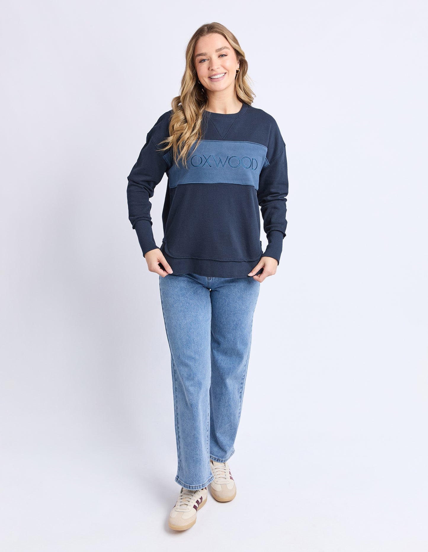 Simplified Tonal Crew - Navy
