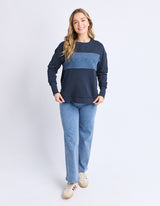 Simplified Tonal Crew - Navy