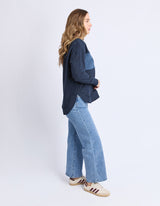 Simplified Tonal Crew - Navy