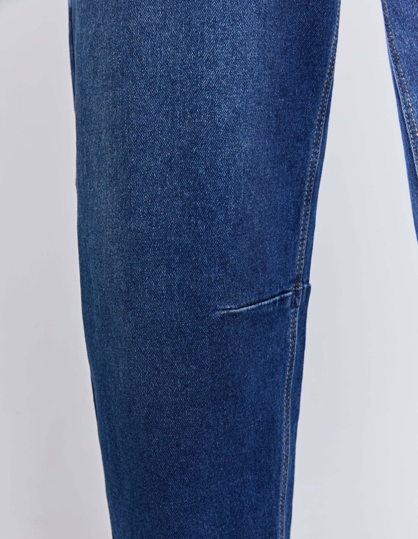 Bessie Barrel Leg Jean - Dark Blue Wash