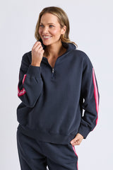 Lover 1/4 Zip - Navy