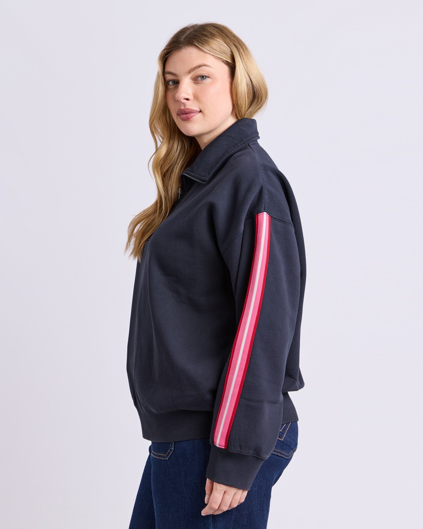 Lover 1/4 Zip - Navy