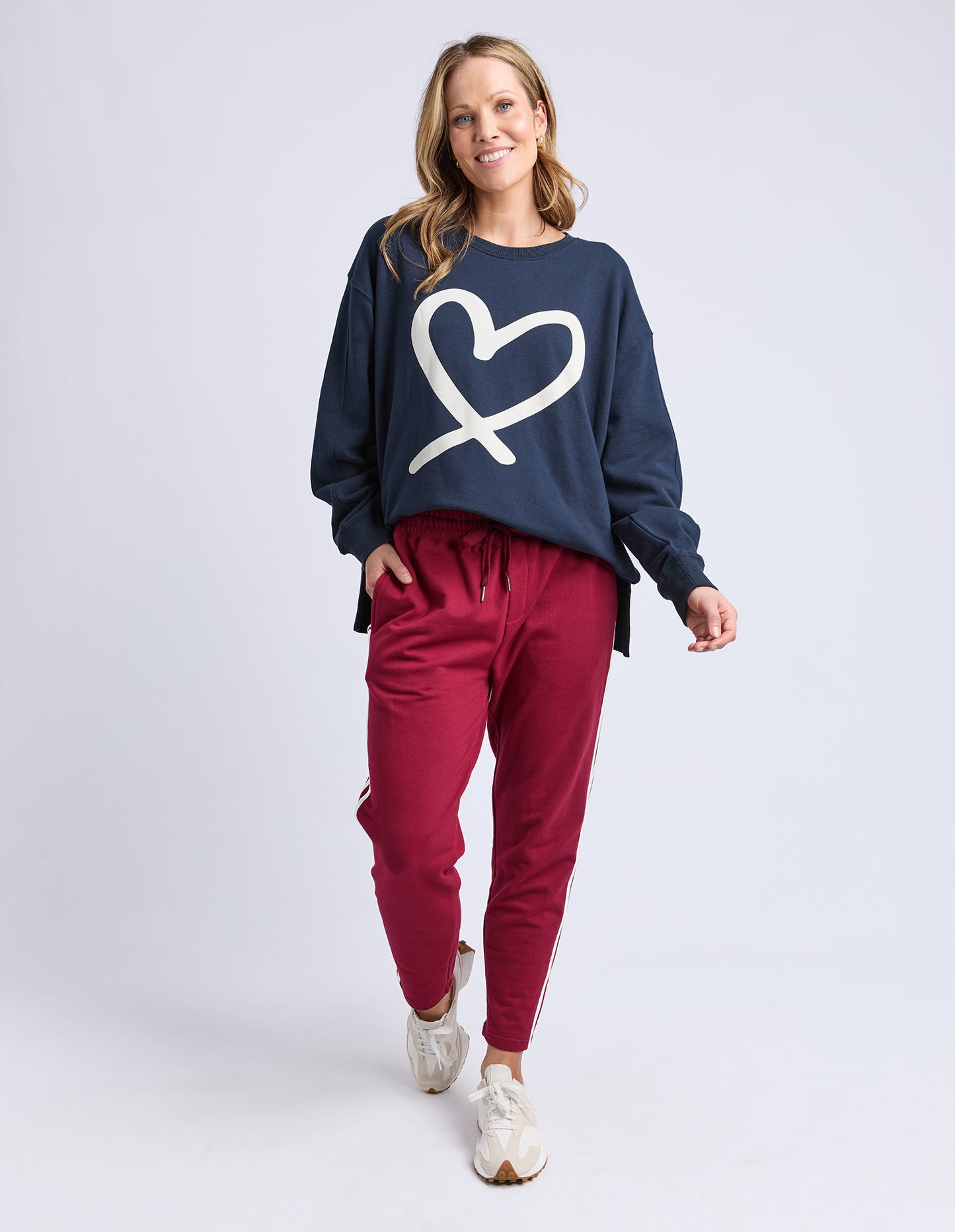Sigrid Lounge Pant - Maroon
