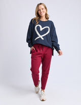 Sigrid Lounge Pant - Maroon