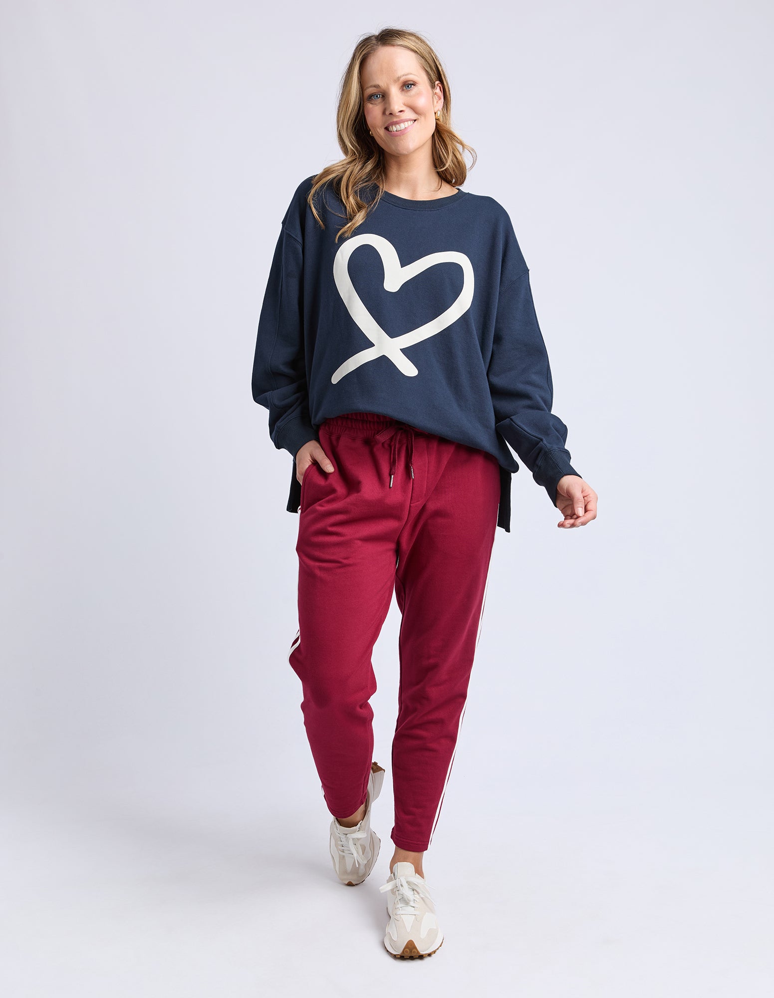 Sigrid Lounge Pant - Maroon
