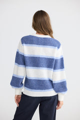 Cove Knit - Blue Multi Stripe