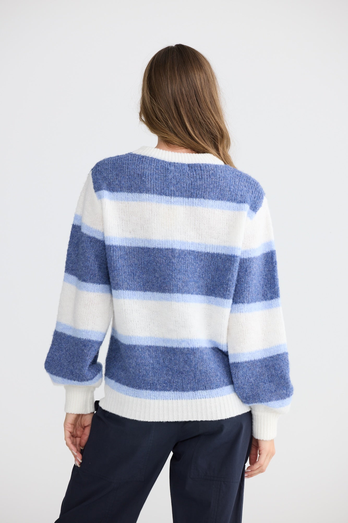 Cove Knit - Blue Multi Stripe
