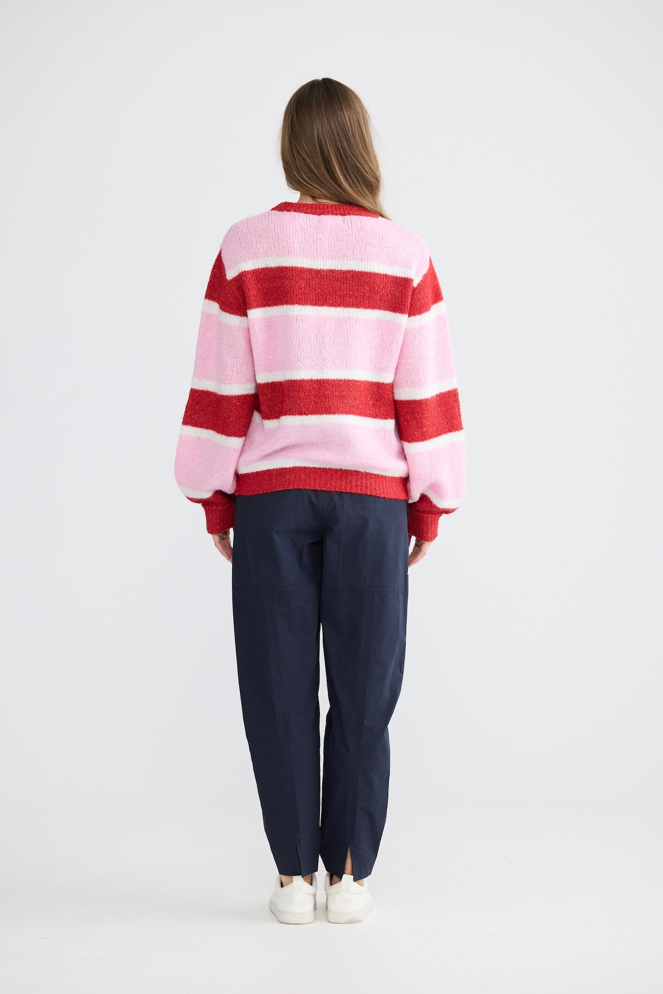 Cove Knit - Pink Multi Stripe