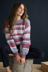 Tarn Knit - Red Multi Stripe