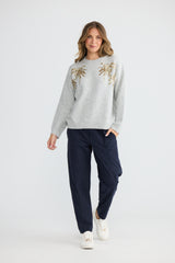 Paradise Knit - Grey Marle
