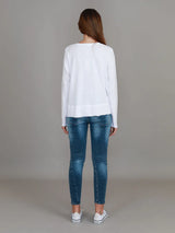 Sonya Long Sleeve Tee - White