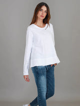 Sonya Long Sleeve Tee - White