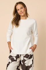 Alpine Spot Knit - Winter White