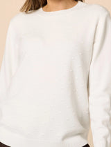 Alpine Spot Knit - Winter White