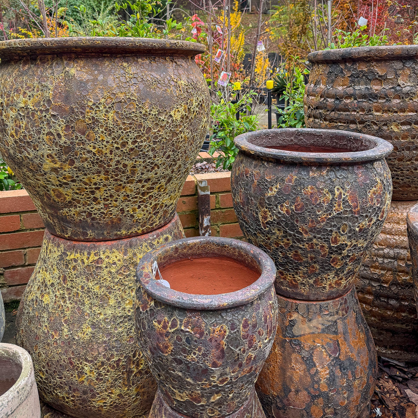 Fossil Mossman Planter - Rust